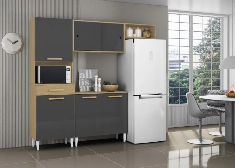Cozinha compacta com balcão Isabelle
