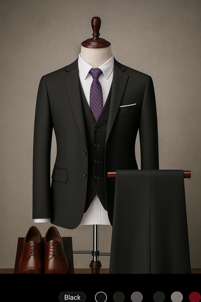 Terno Masculino Slim Fit 3 Peças
Perfil Magnata
